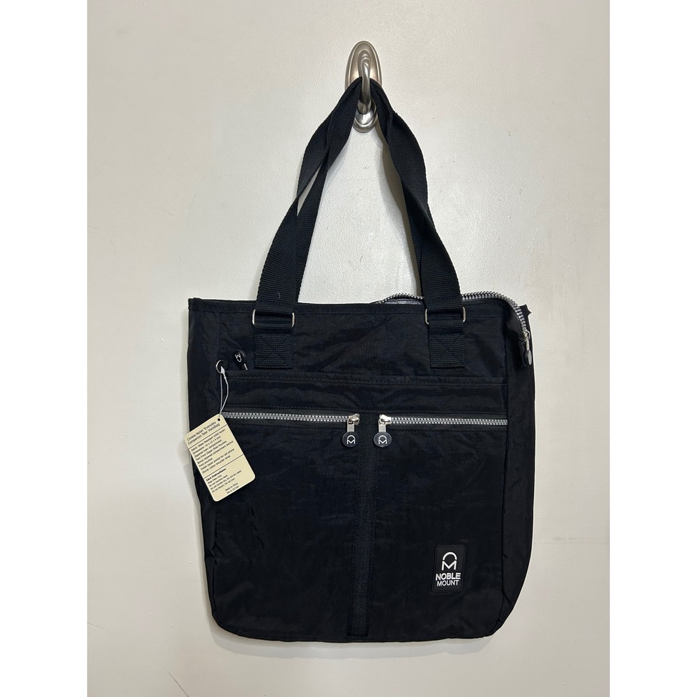 Noble Mount Everyday Companion Tote Handbag Crinkle Nylon‎ Water Resistant